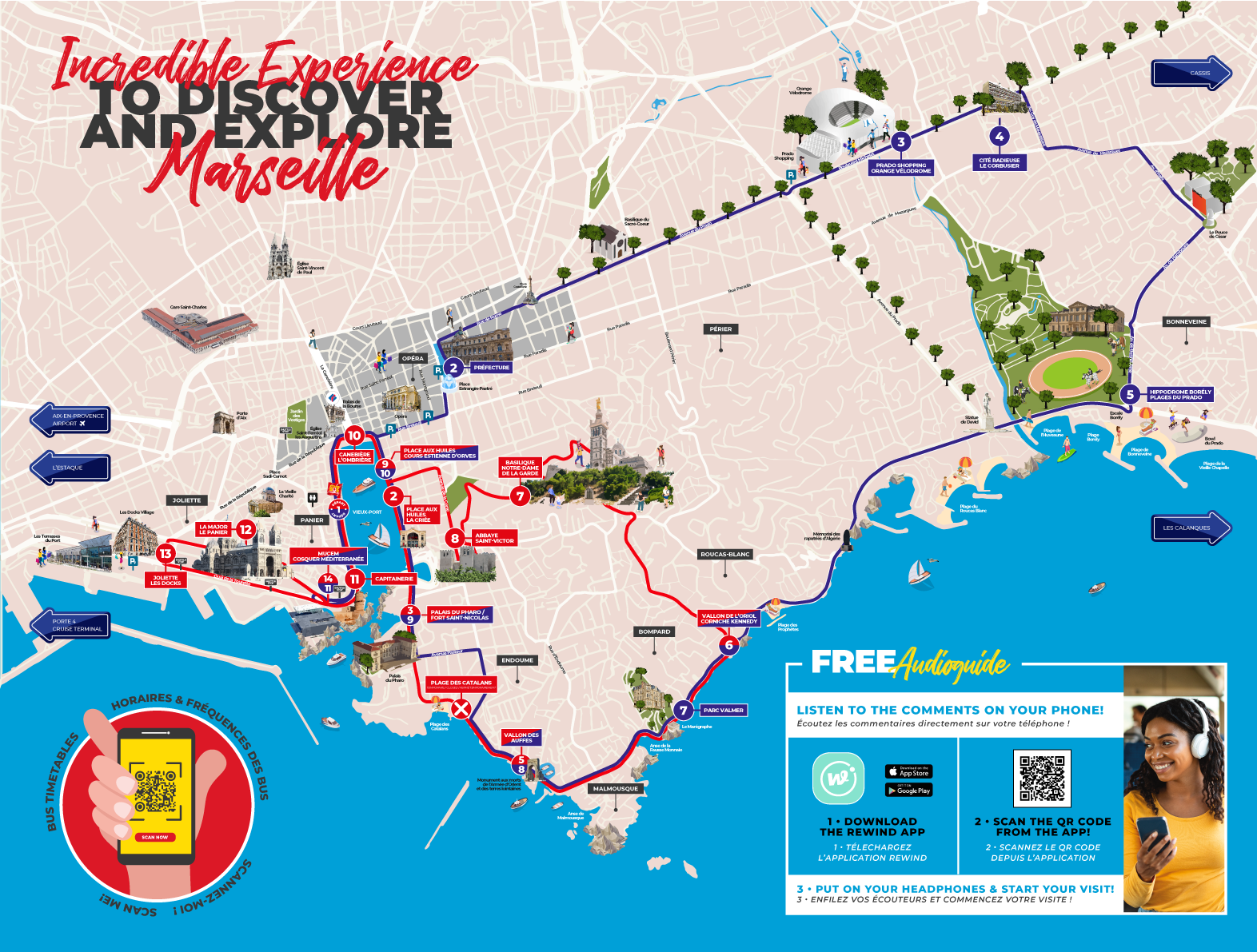 marseille walking tour route