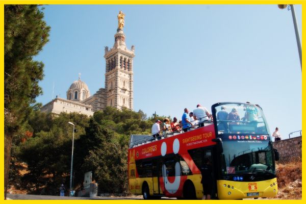Visite de Marseille en bus panoramique – Circuit touristique hop-on hop-off